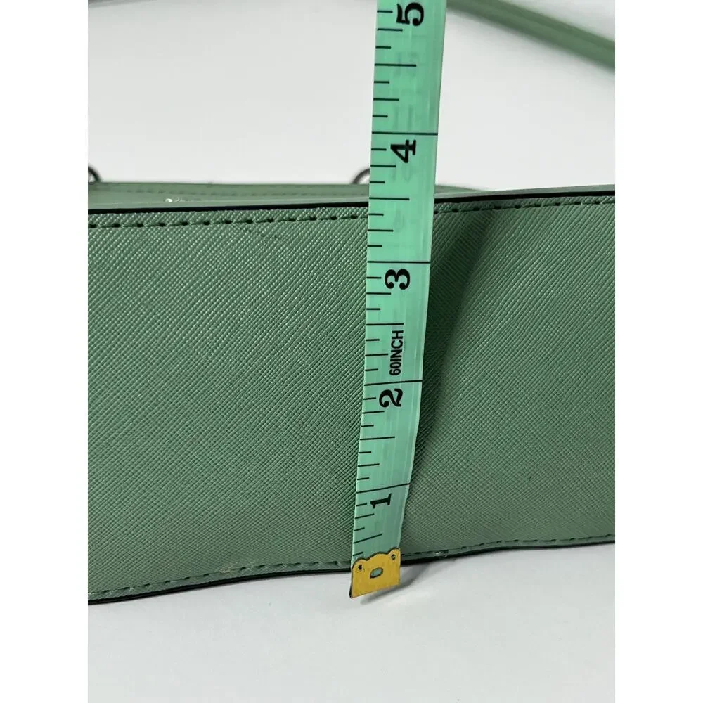 Steve Madden Sage Green Crossbody Bag Chain Detail Dome Purse Small Handbag